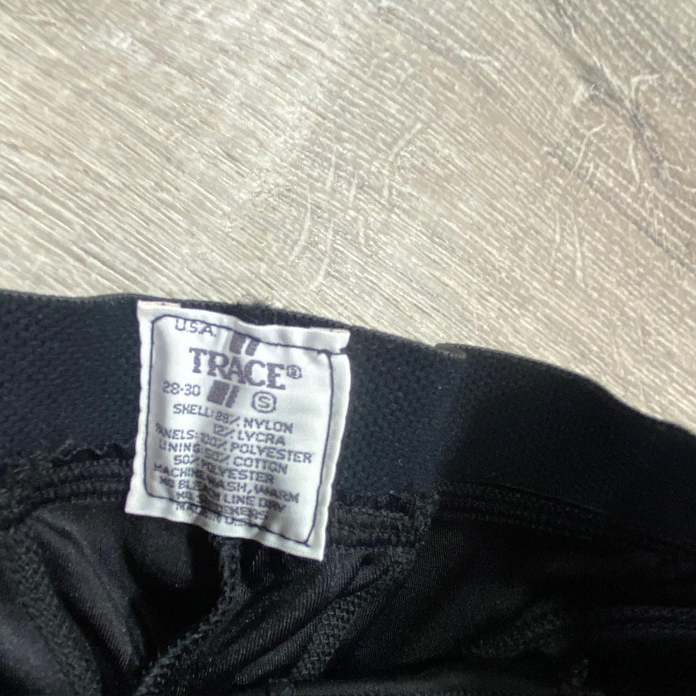 Trace Slider Shorts Mens Small Black Baseball Padded Compression Cup Pocket - Picture 3 of 8